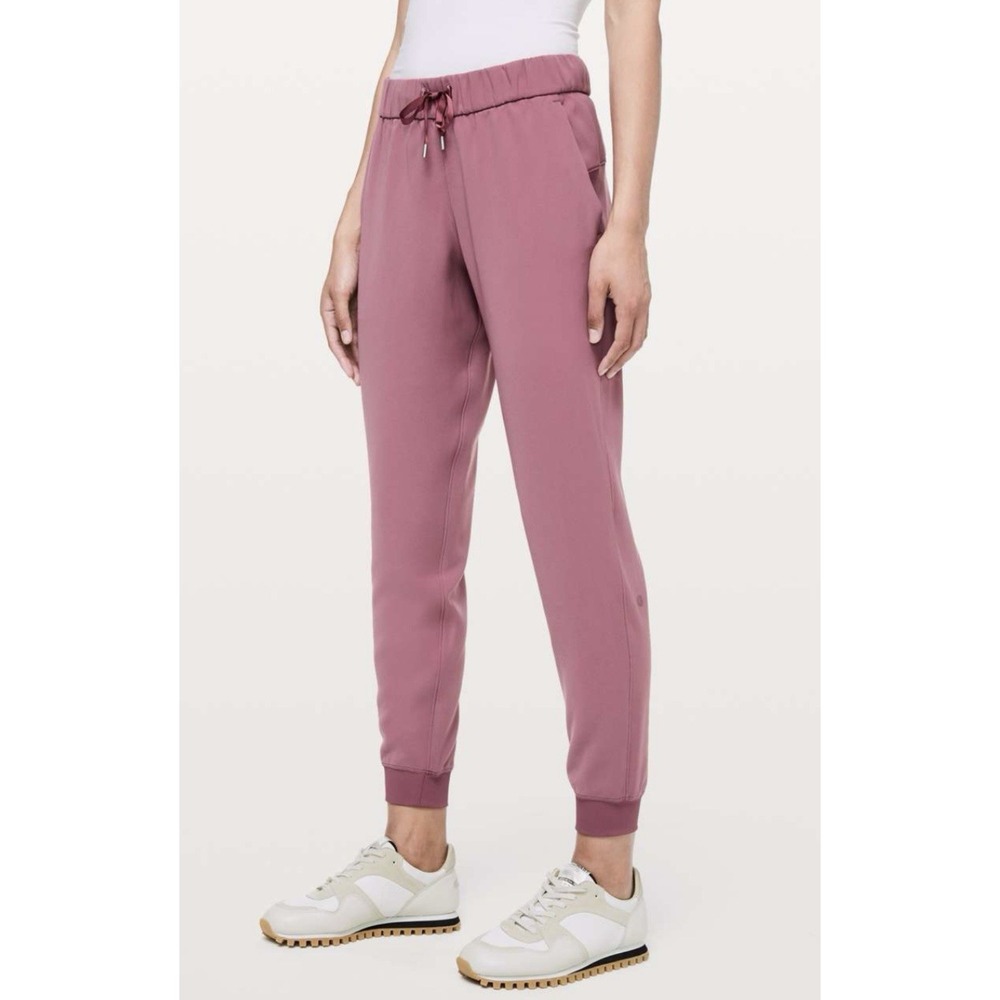 Lululemon On The Fly Jogger Women's Sz 6 Mauve Athletic Slight Wash Wear